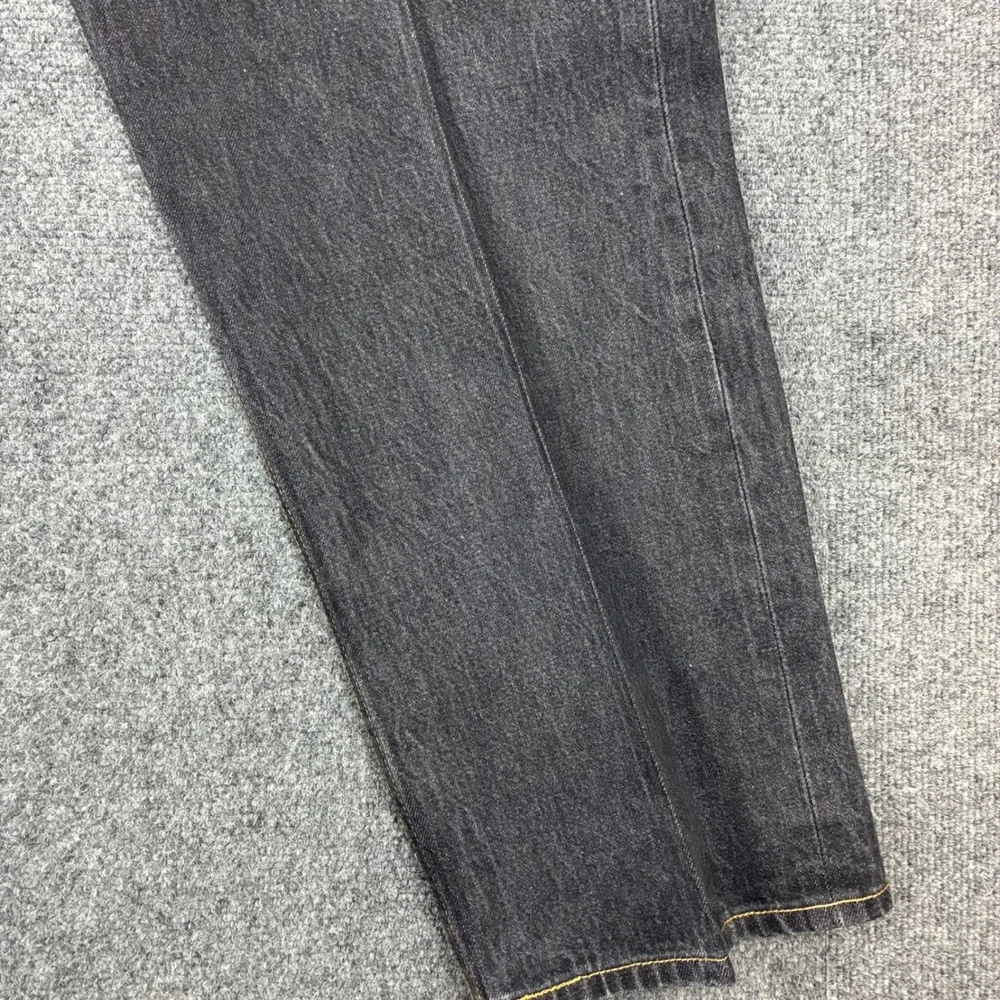 Y2K 90s Levis 501 Original Straight Leg Jeans Mens 46x32 Dark Wash Button Fly